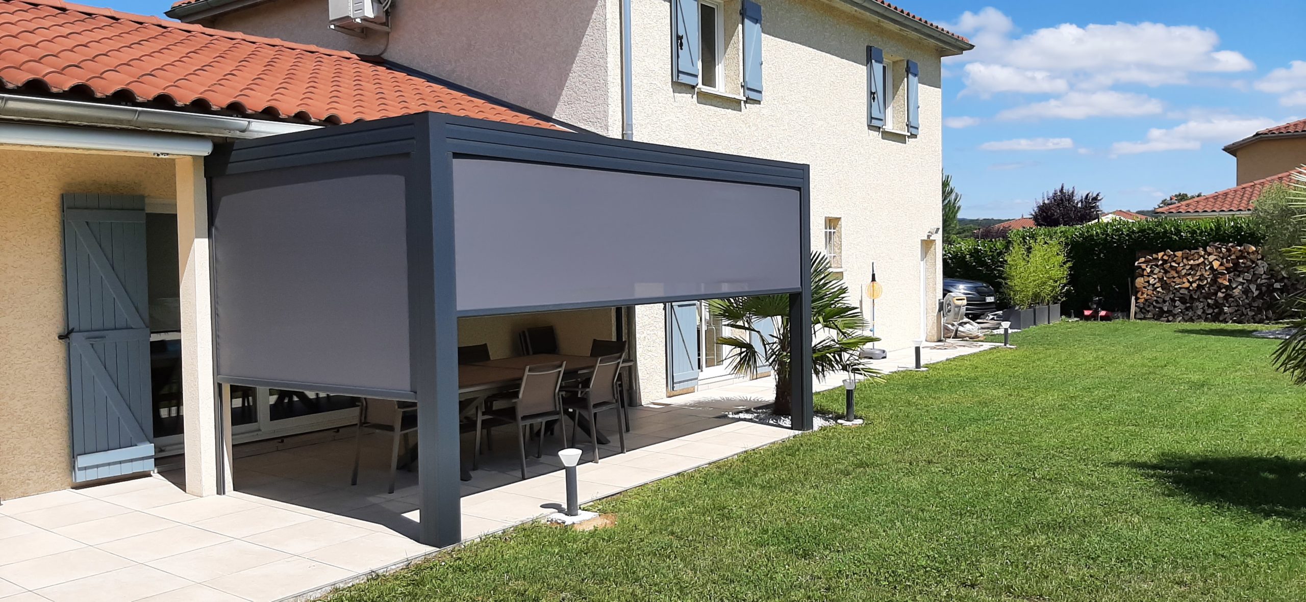 pergola bioclimatique aluminium