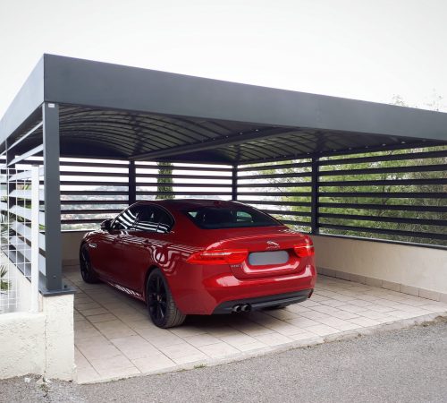 carport double sur-mesure à théoule-sur-mer