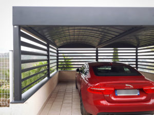 carport double en alu à théoule-sur-mer