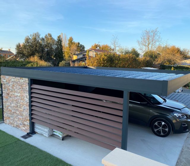 carport autoporté design et élégant à bordeaux