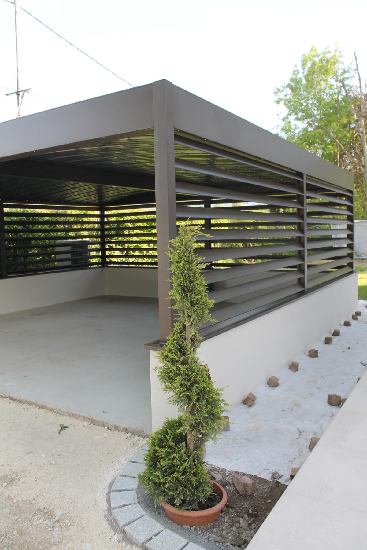 carport double indépendant à saint-julien-en-genevois