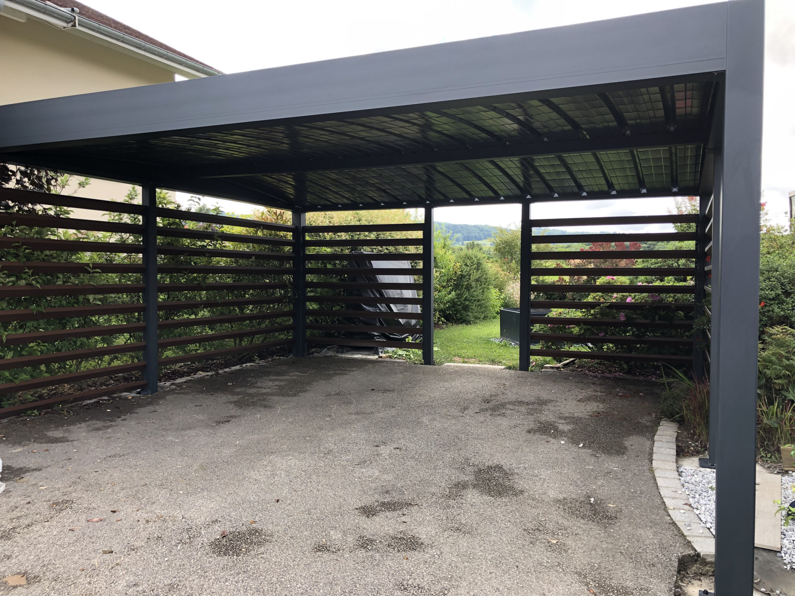 carport double sur-mesure à feigères