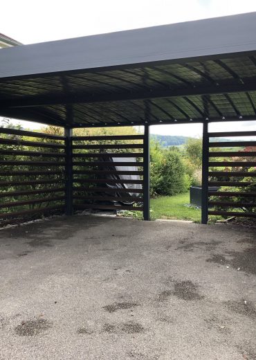 carport double sur-mesure à feigères