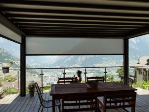 pergola en aluminium à toile - suisse