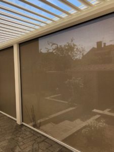 pergola bioclimatique avec screen à pontoise