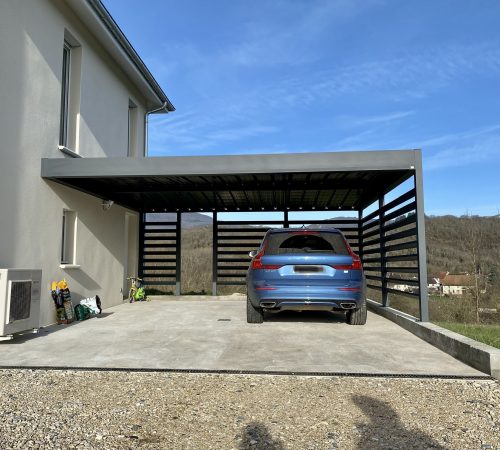 abri voiture sur-mesure à arbois-en-bugey