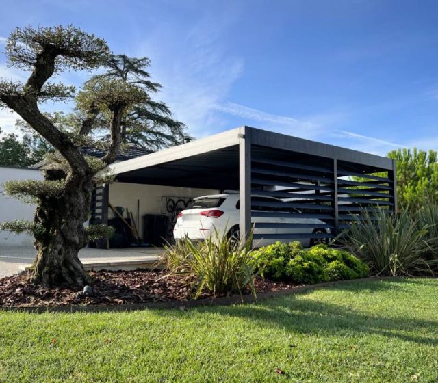 carport adossé alu à saint-bernard