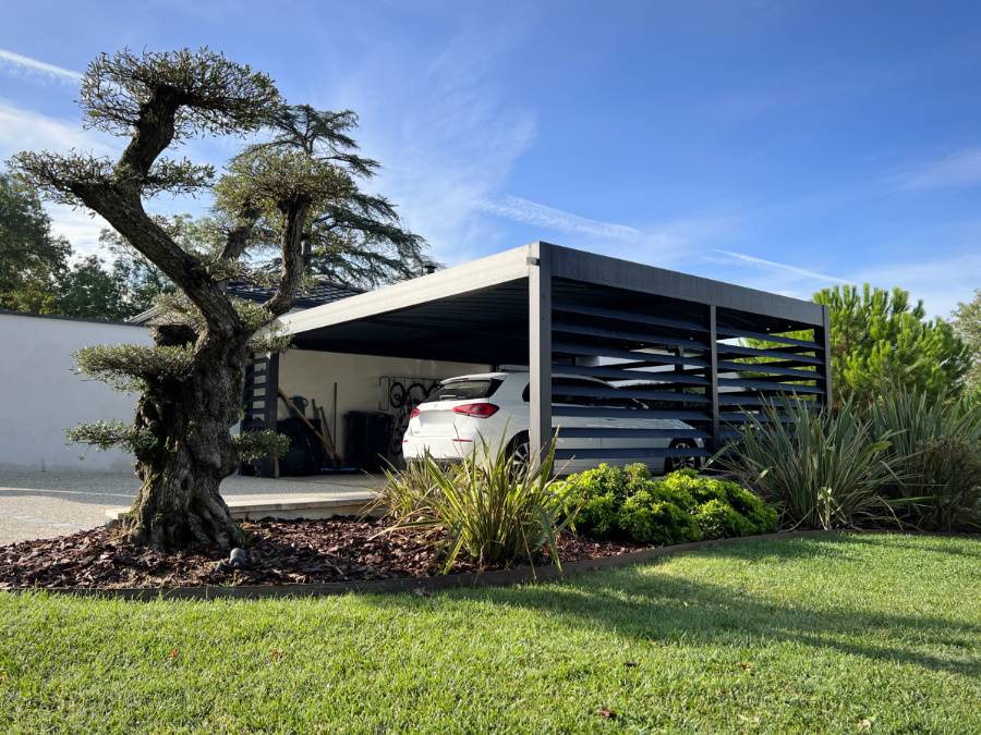 carport adossé alu à saint-bernard