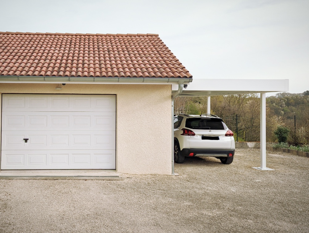 carport adossé sur-mesure à saint-clair-du-rhône