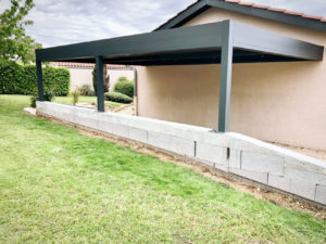 carport adossé en aluminium sur mesure à villefranche-sur-saône.