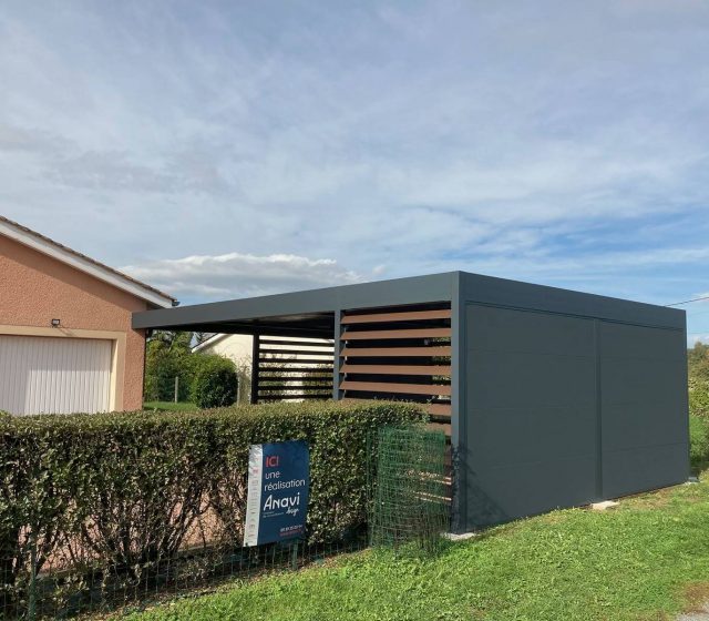 carport alu 2 voitures à crottet dans l'ain