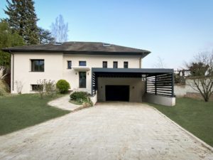 carport aluminium adosse collonges