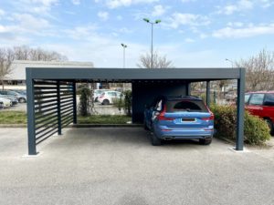 carport aluminium double agence gex