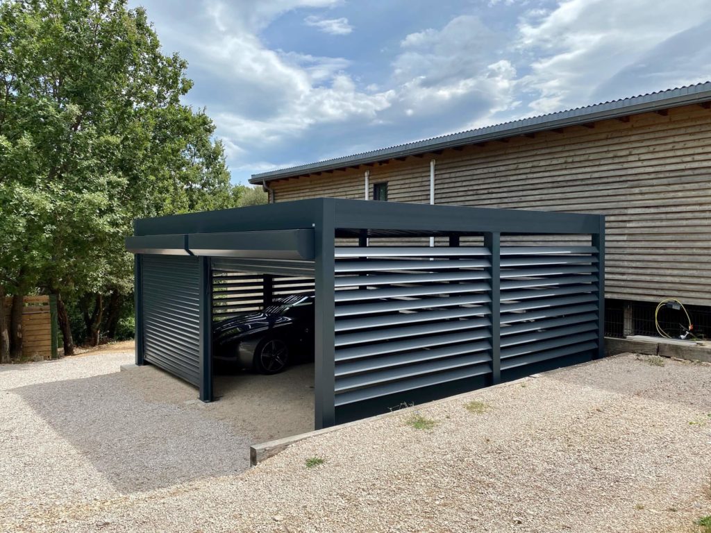 carport aluminium double marseille