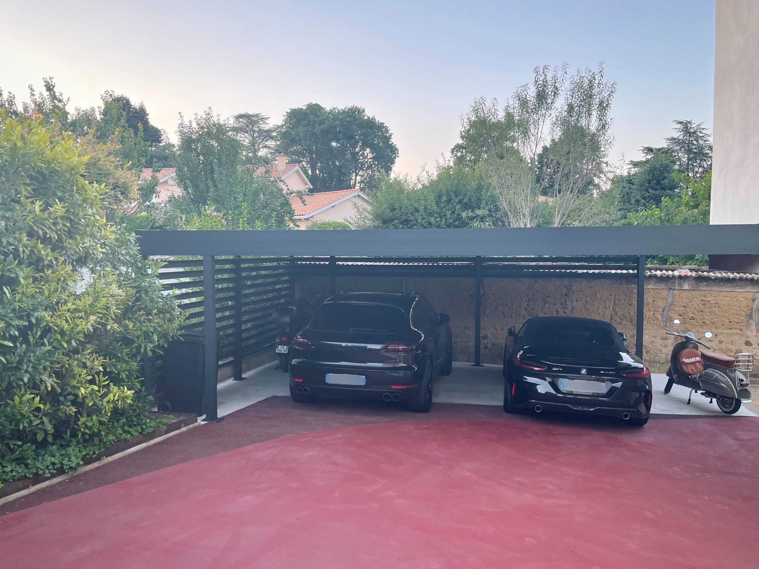 carport double adosse sur mesure saint-didier au mont dore