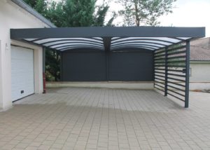 carport double alu aluminium metz