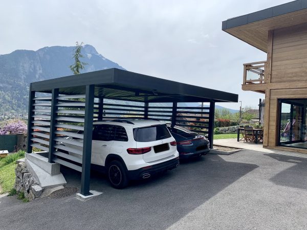 carport double sur-mesure à ayse