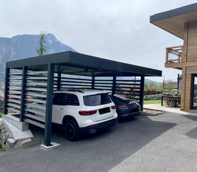 carport double sur-mesure à ayse