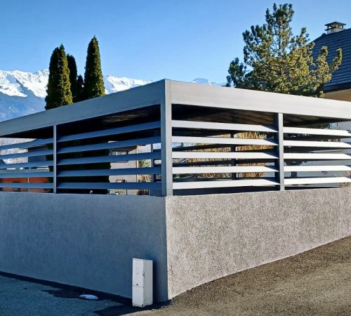 carport indépendant alu sur-mesure en savoie