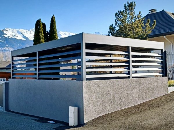 carport indépendant alu sur-mesure en savoie