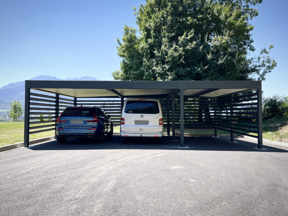 carport triple autoporté à bonneville