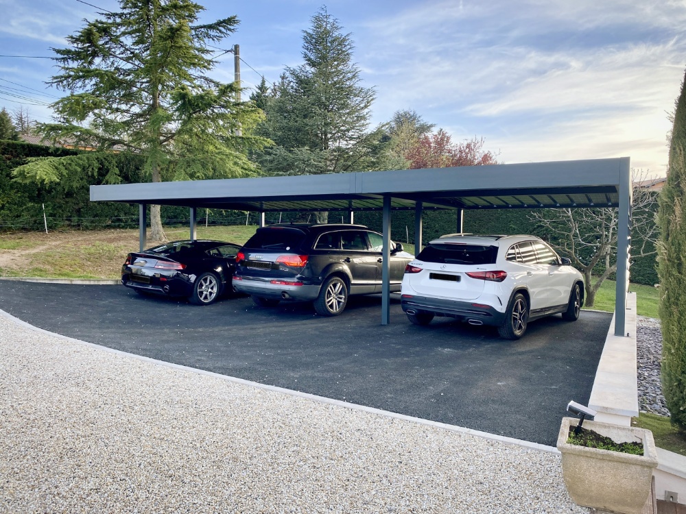 carport triple autoporté à lozanne