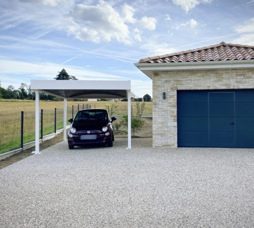 carport voiture aluminium lentilly