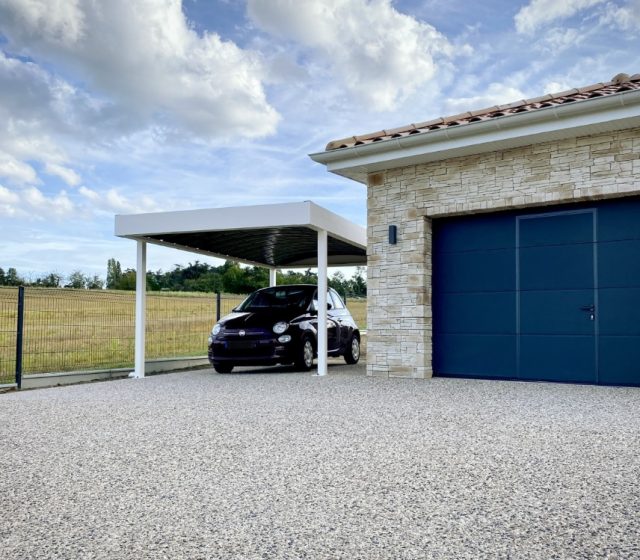 carport aluminium sur-mesure lentilly