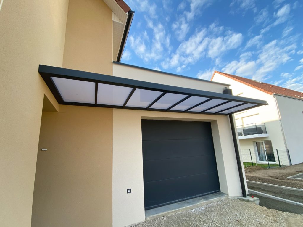 marquise aluminium sur mesure a magny sur tille