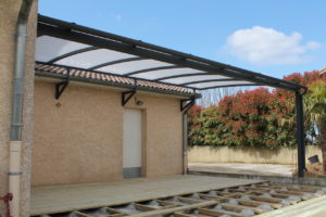 pergola aluminium adossée à valence