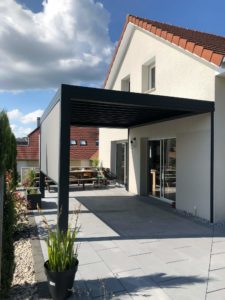 pergola alu rétractable sur-mesure besançon