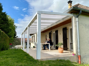 pergola alu sur mesure beire le chatel 21