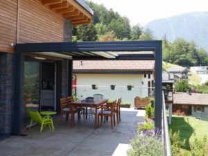 pergola alu à toile retractable - suisse