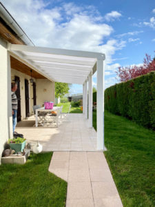 pergola aluminium sur mesure beire le chatel 21