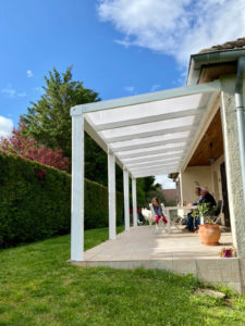 pergola aluminium sur mesure beire le chatel