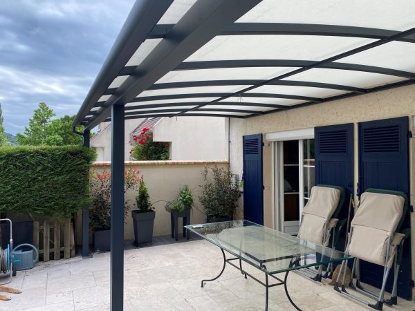 pergola cintrée aluminium dans l'essonne