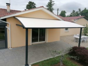 pergola toile sur mesure alu villefranche